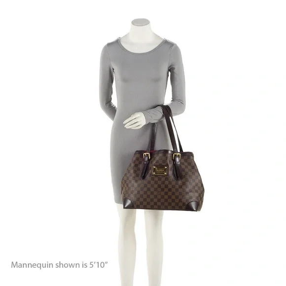👜💄💋Beautiful Louis Vuitton Damier Ebene Hampstead MM💋💄👜 - Picture 12 of 16